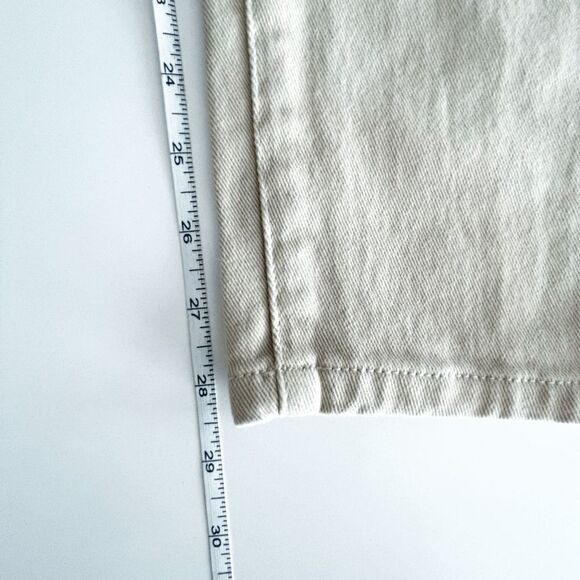 Michael Kors Womens Denim Pants Skinny Tan Gold Zip Pockets Size 12 - Picture 8 of 11